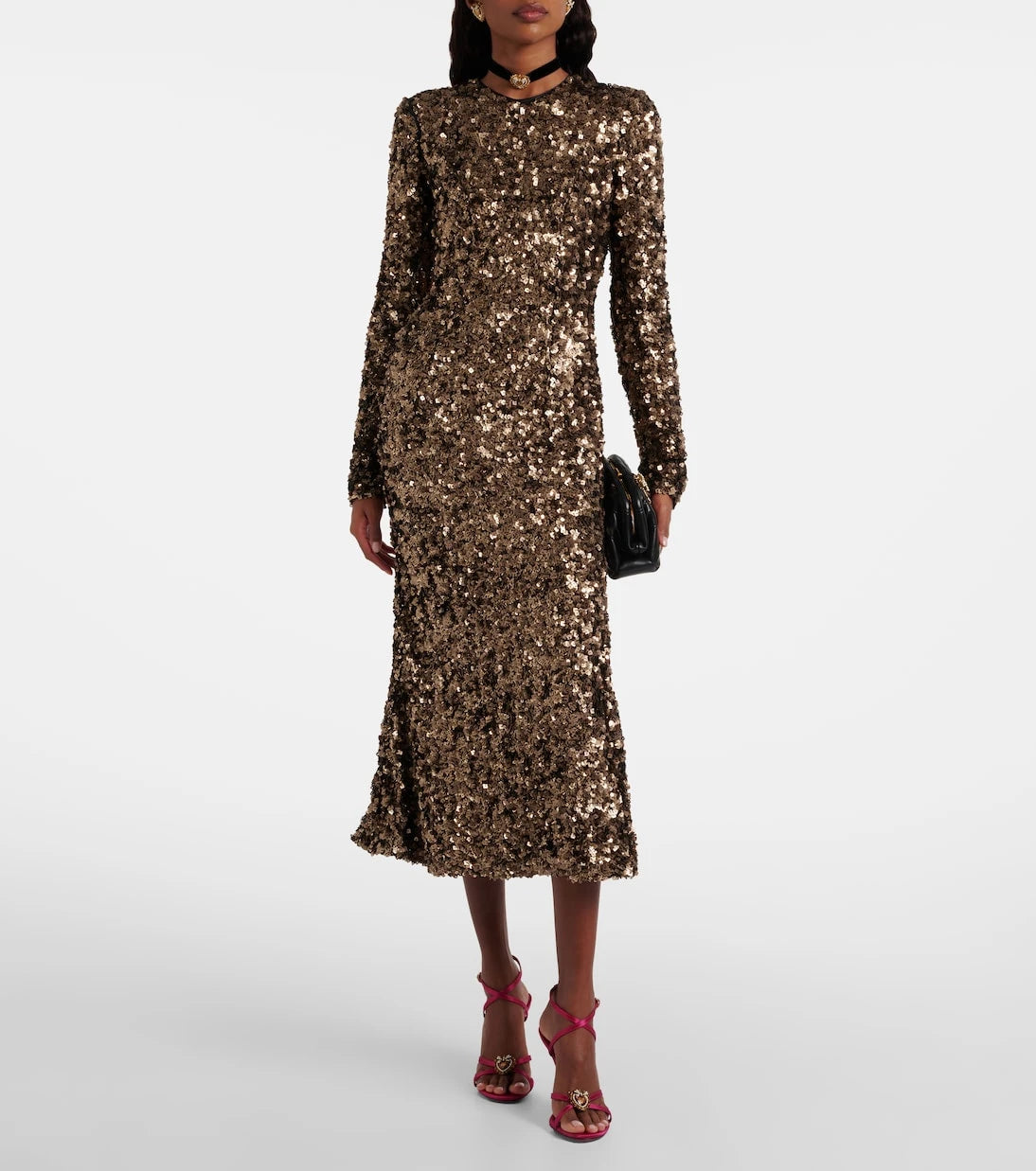 Dolce&Gabbana - Sequined midi dress