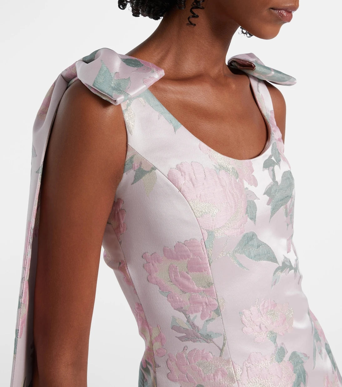 Markarian - Gita floral brocade minidress