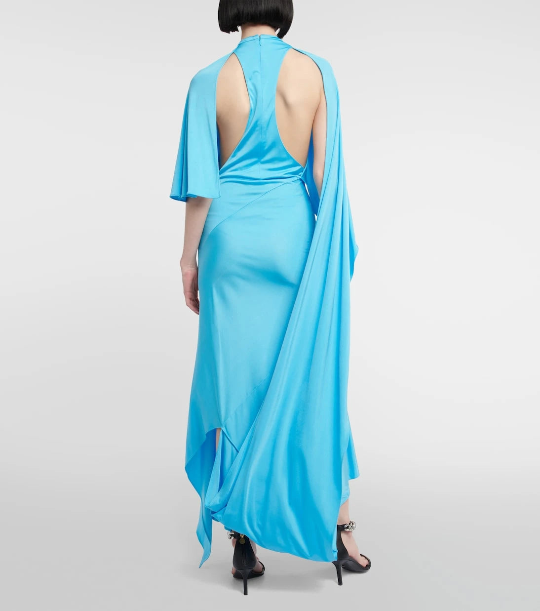 Stella McCartney - Draped asymmetric maxi dress