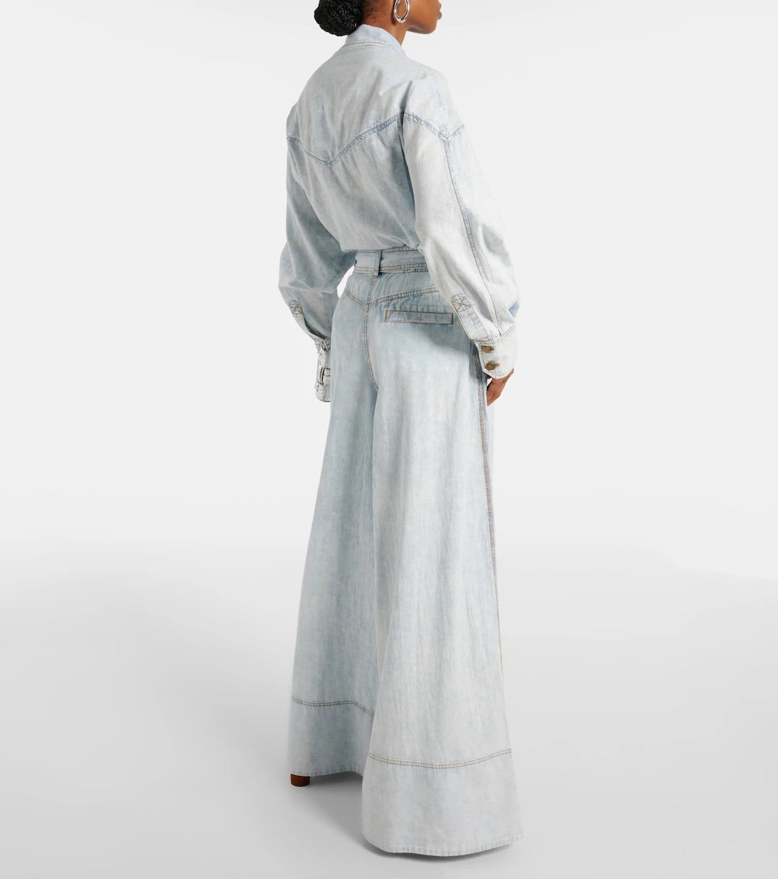 Zimmermann - High-rise wide-leg jeans