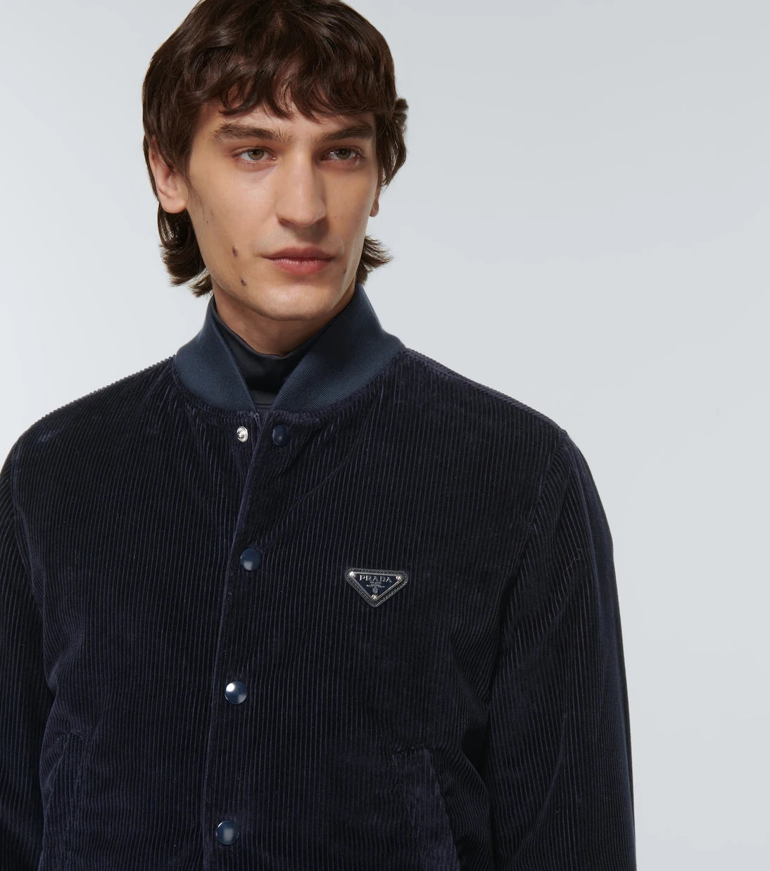 Prada - Corduroy bomber jacket