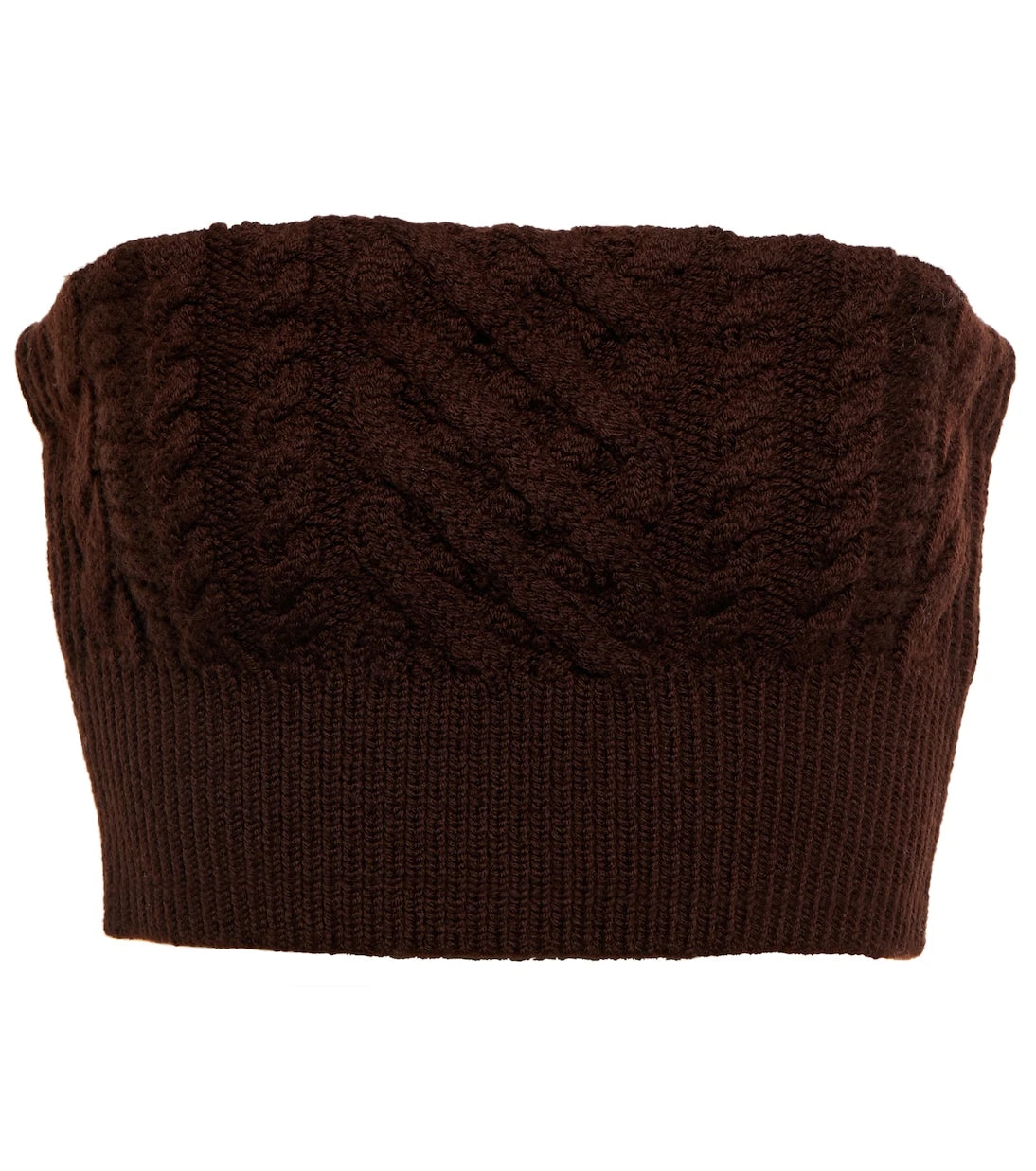 Emilia Wickstead - Bimba cable-knit wool bustier