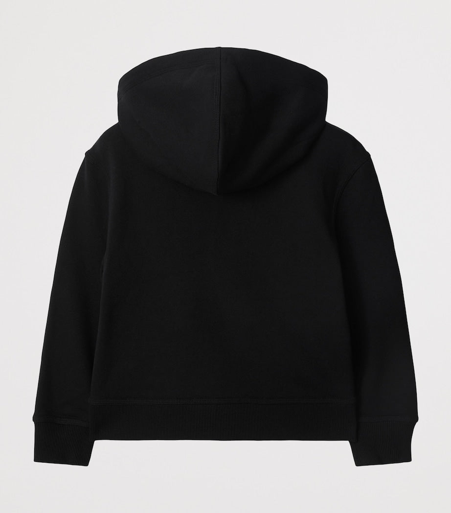 Burberry Kids Cotton Check Patch Hoodie (3-12 Years)