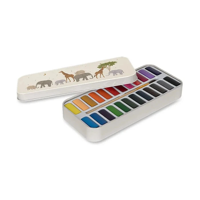 Бои Konges Sløjd WATER COLORS TIN BOX