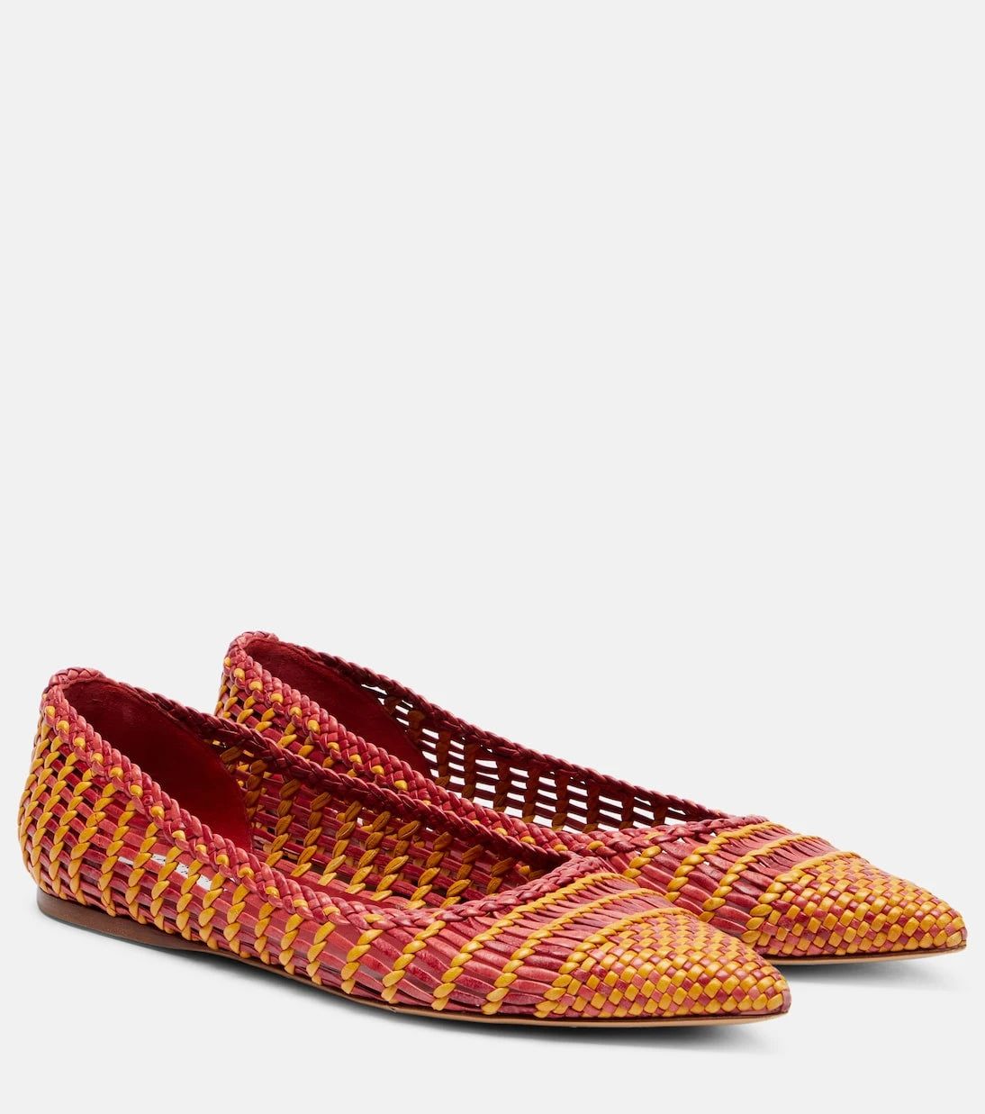 Gabriela Hearst - Aurora woven leather ballet flats