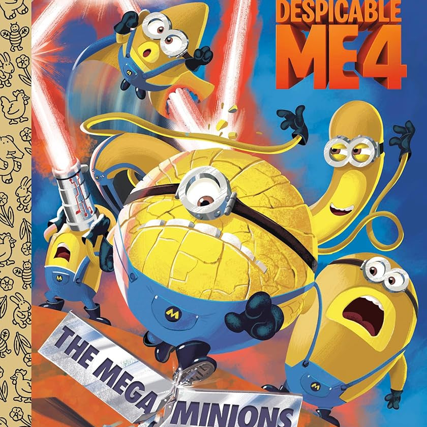 The Mega-Minions (Despicable Me 4) (Little Golden Book)