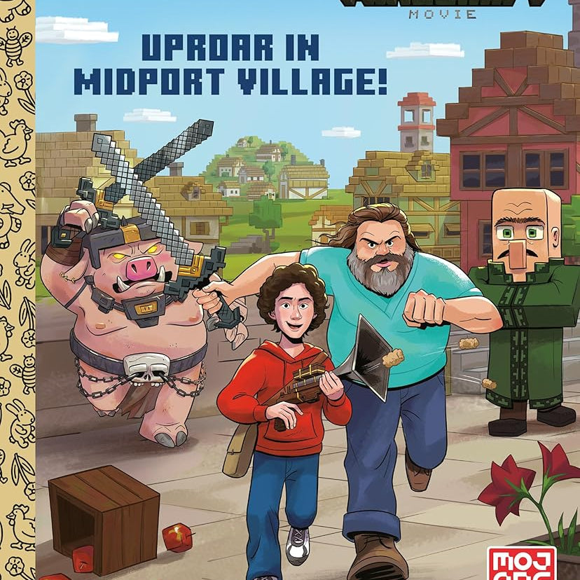 Uproar in Midport Village (A MINECRAFT MOVIE) (Little Golden Book)