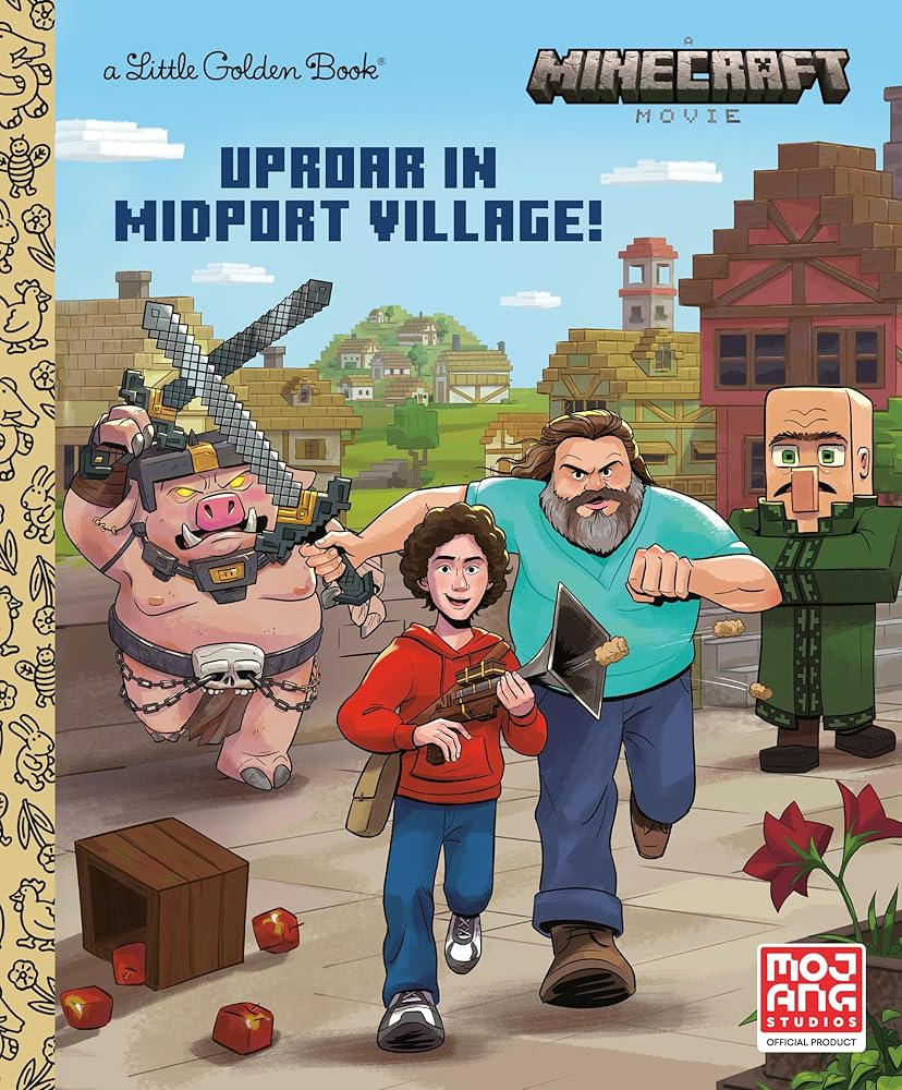 Uproar in Midport Village (A MINECRAFT MOVIE) (Little Golden Book)
