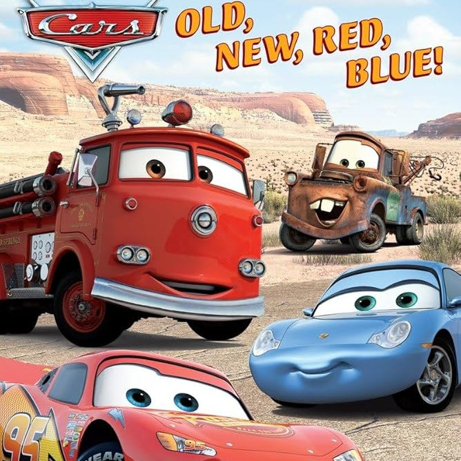 Old, New, Red, Blue! (Step into Reading) (Cars movie tie in)