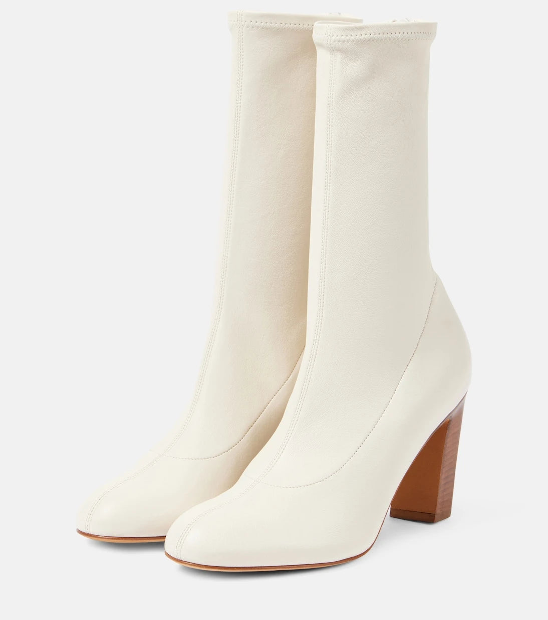 Khaite - Apollo leather ankle boots
