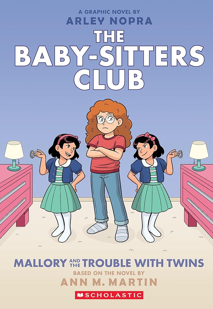 Mallory and the Trouble with Twins: A Graphic Novel (The Baby-sitters Club #17) (The Baby-Sitters Club Graphix)