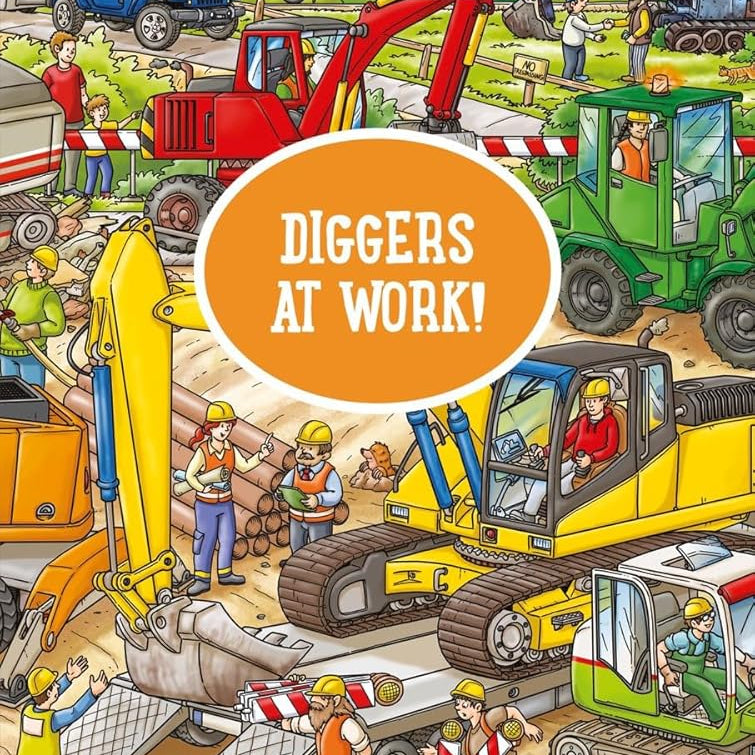My Big Wimmelbook(r) - Diggers at Work!: A Look-And-Find Book (Kids Tell the Story) (My Big Wimmelbooks)