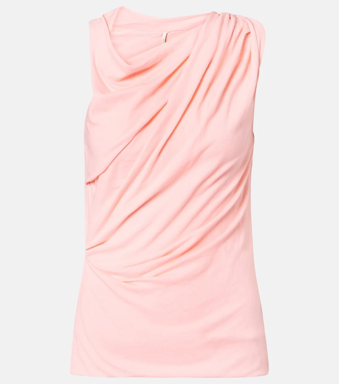 Entire Studios - Asymmetric cotton-blend jersey top
