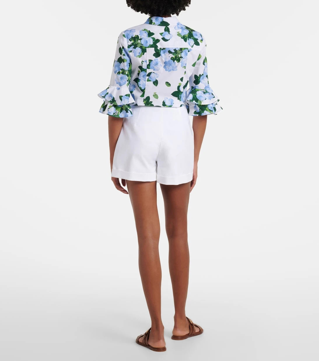 Carolina Herrera - Cotton-blend shorts