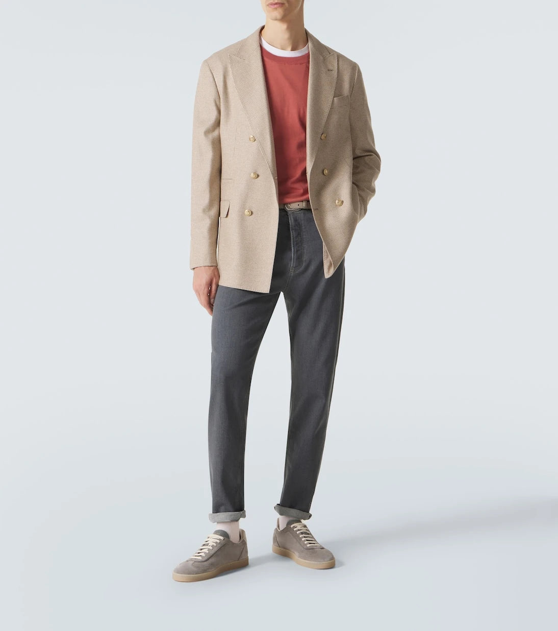 Brunello Cucinelli - Logo straight jeans