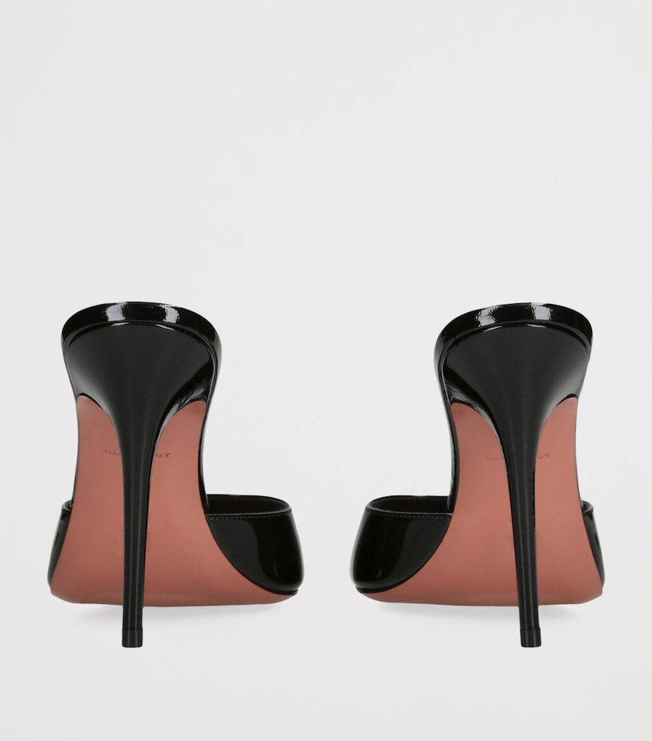 Patent Leather Elodie Heeled Mules 105