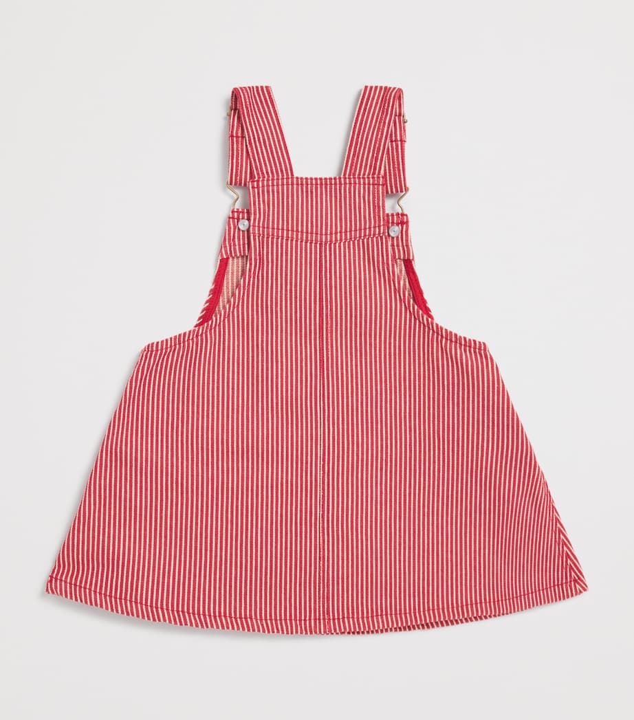 Denim Stripe Overall Dress (12 Months-4 Years)