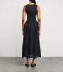 PAIGE Black Cotton Morel Maxi Dress