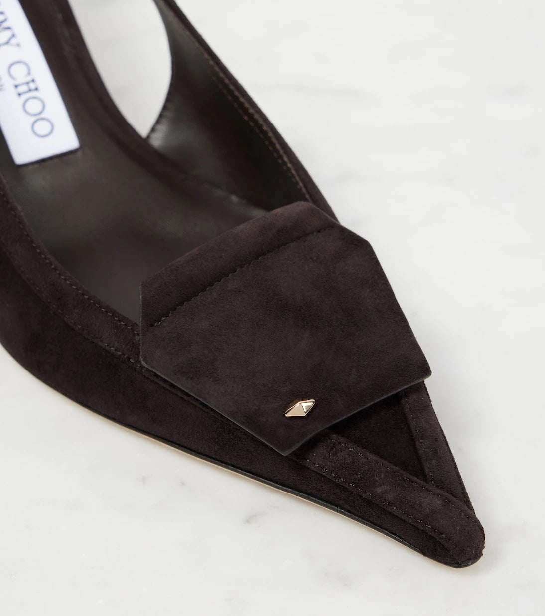 Jimmy Choo - Frances 60 suede slingback pumps