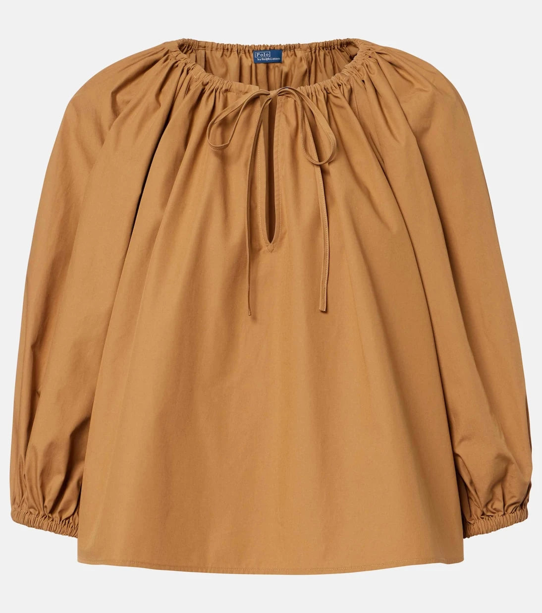 Polo Ralph Lauren - Gathered cotton poplin blouse