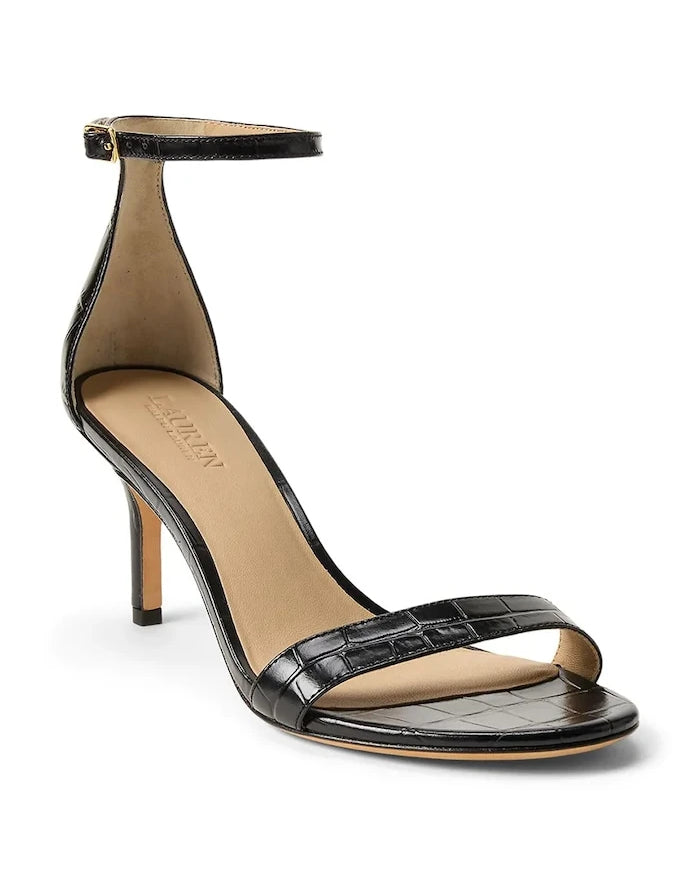 Lauren Ralph Lauren Allie Mid Deri Sandalet