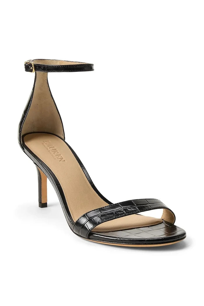 Кожени сандали Lauren Ralph Lauren Allie Mid