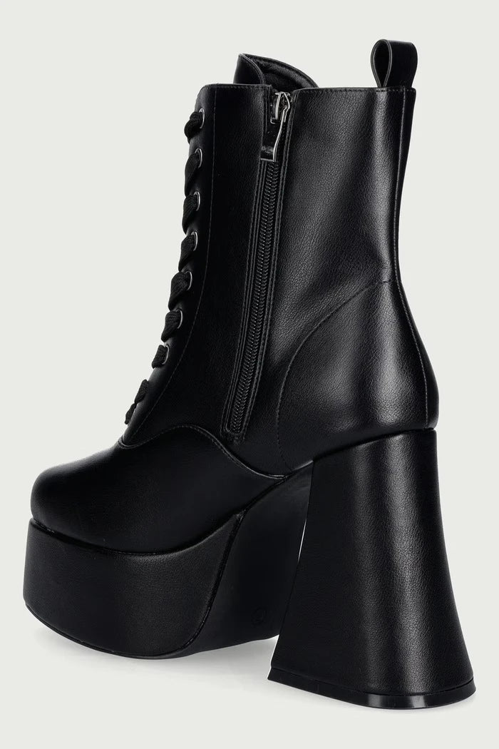 Kadın Kalın Topuklu Bot Reign Lace Up Platform