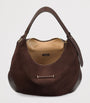 Medium Bar Suede Shoulder Bag