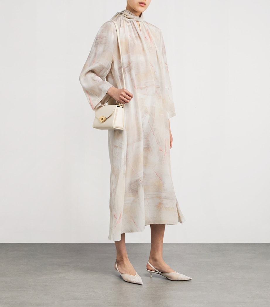 Fabiana Filippi Multi Silk Maxi Dress