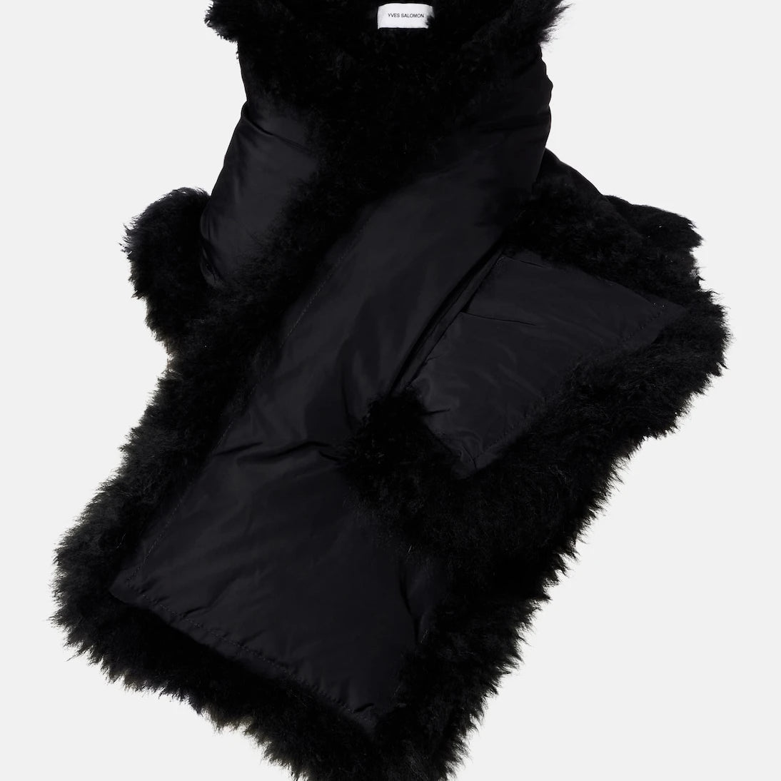 Yves Salomon - Reversible shearling down scarf