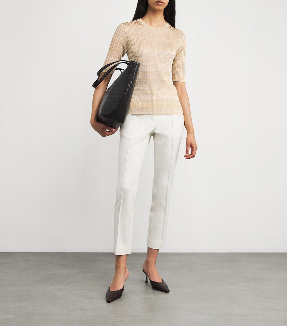 Fabiana Filippi Multi Round-Neck Top