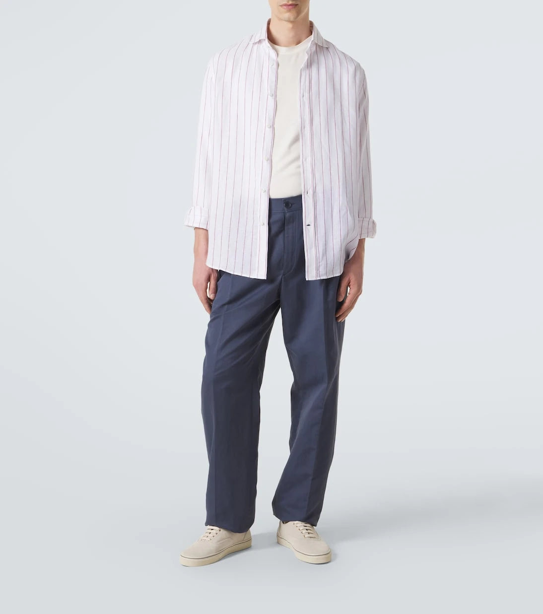 Brunello Cucinelli - Striped linen shirt