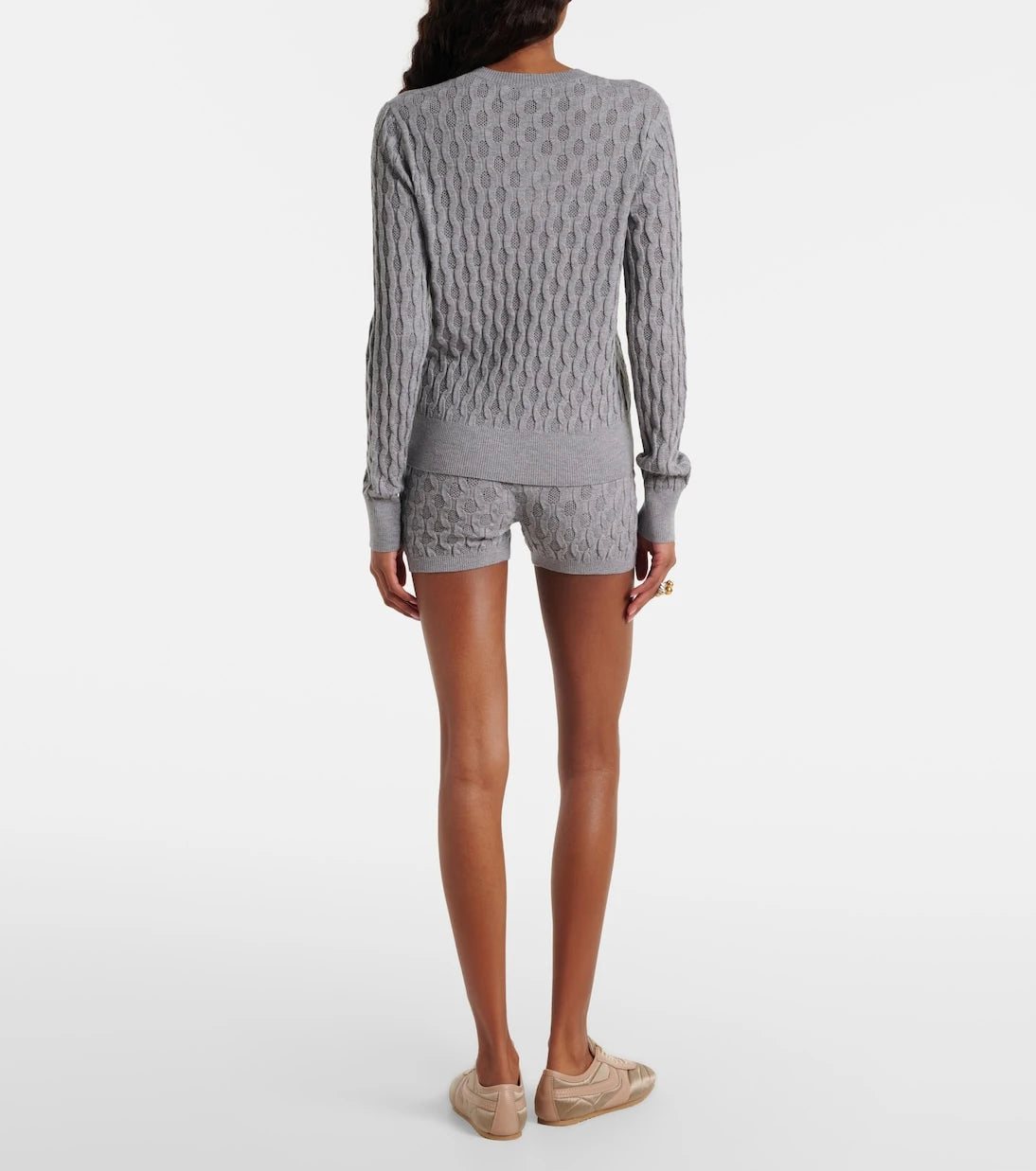 Dries Van Noten - Knitted wool shorts
