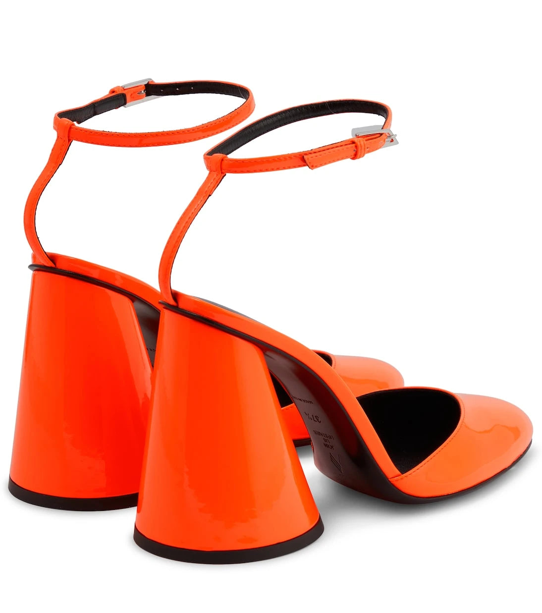 The Attico - Luz patent leather pumps
