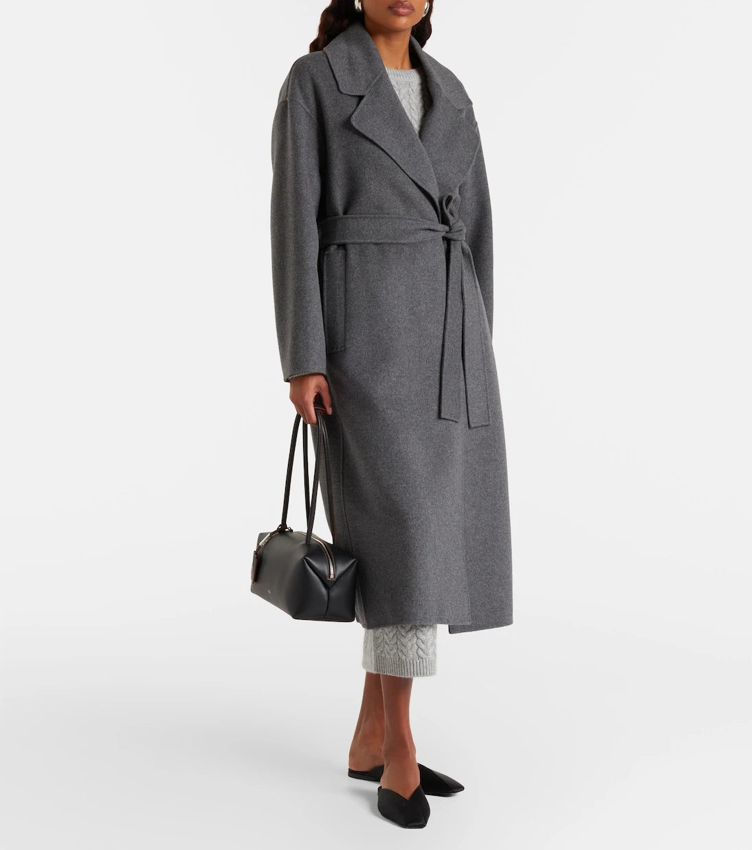 'S Max Mara - Hobby virgin wool wrap coat
