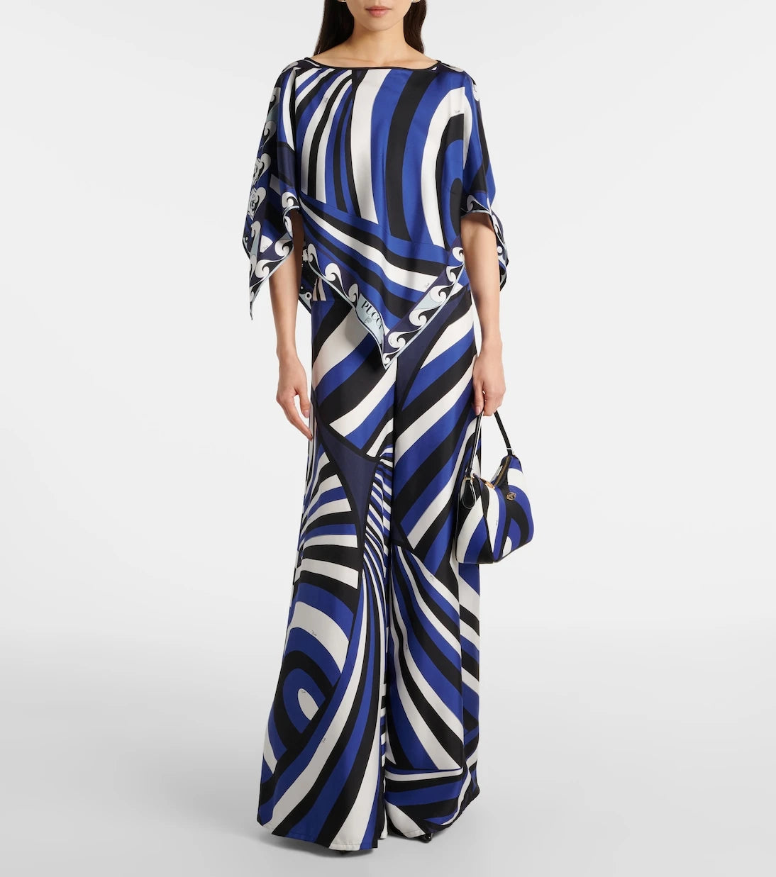 Pucci - Iride silk twill palazzo pants