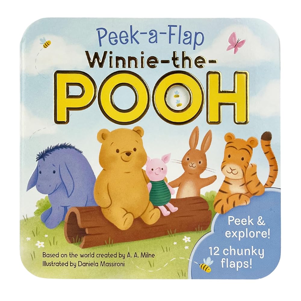 Winnie-The-Pooh (Peek-A-Flap) - Children's Lift-a-Flap Board Book for Little Pooh Lovers