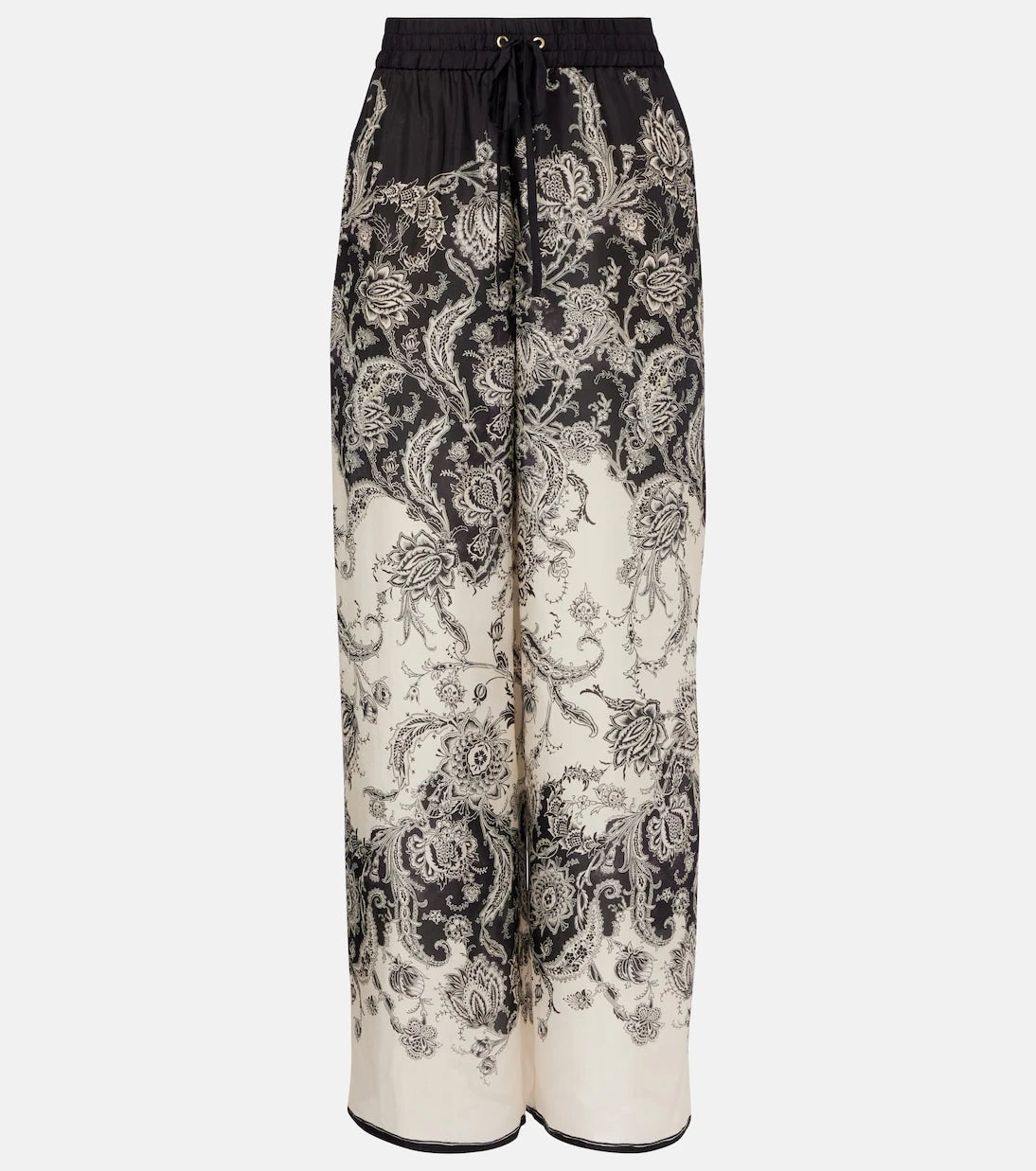 Zimmermann - Rhiannon paisley silk wide-leg pants