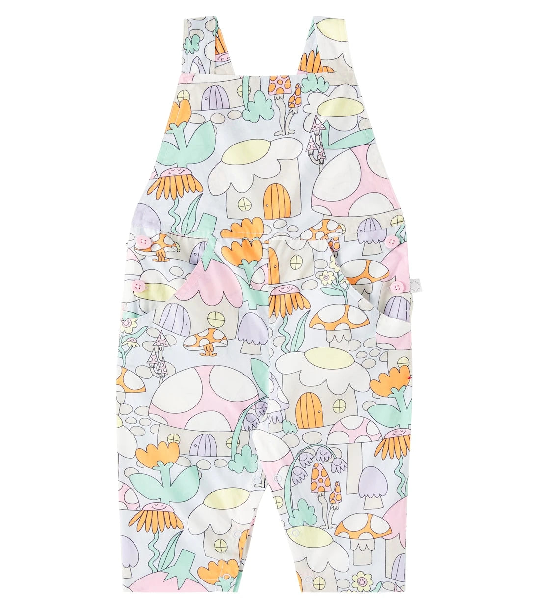 Stella McCartney Kids - Baby printed cotton overalls