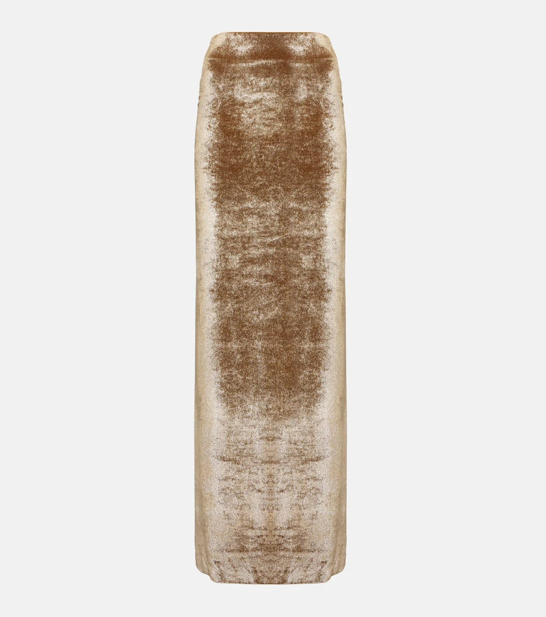 Brunello Cucinelli - High-rise velvet maxi skirt