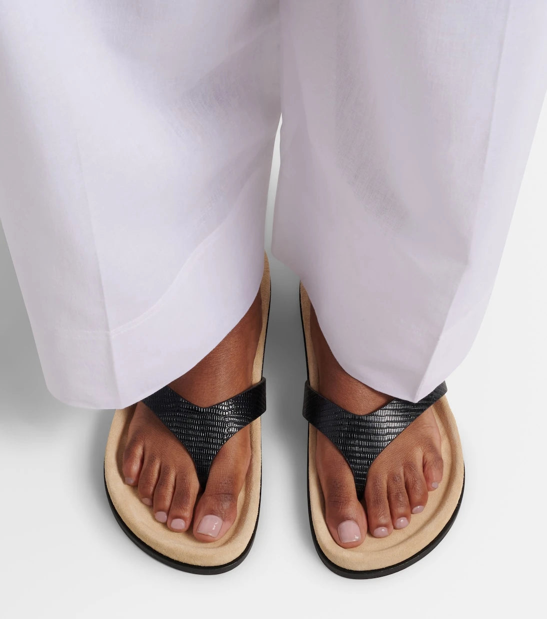 Toteme - Leather thong sandals