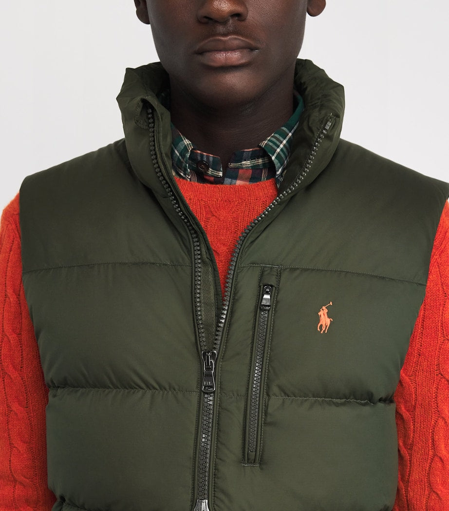 Polo Ralph Lauren Green Down Gorham Gilet