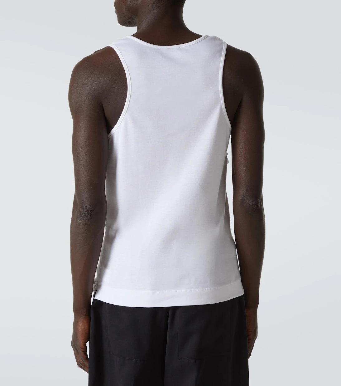 Simone Rocha - Ruffled cotton jersey tank top