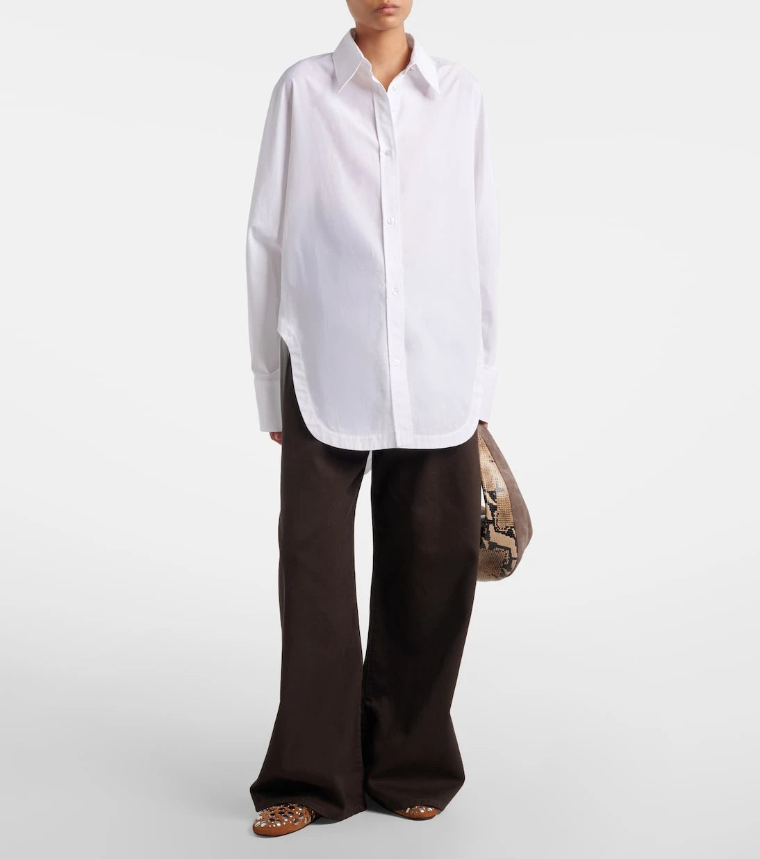 Sportmax - Siamese wide-leg jeans