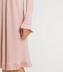 Nude Cotton-Blend Long-Sleeve Claire Nightdress