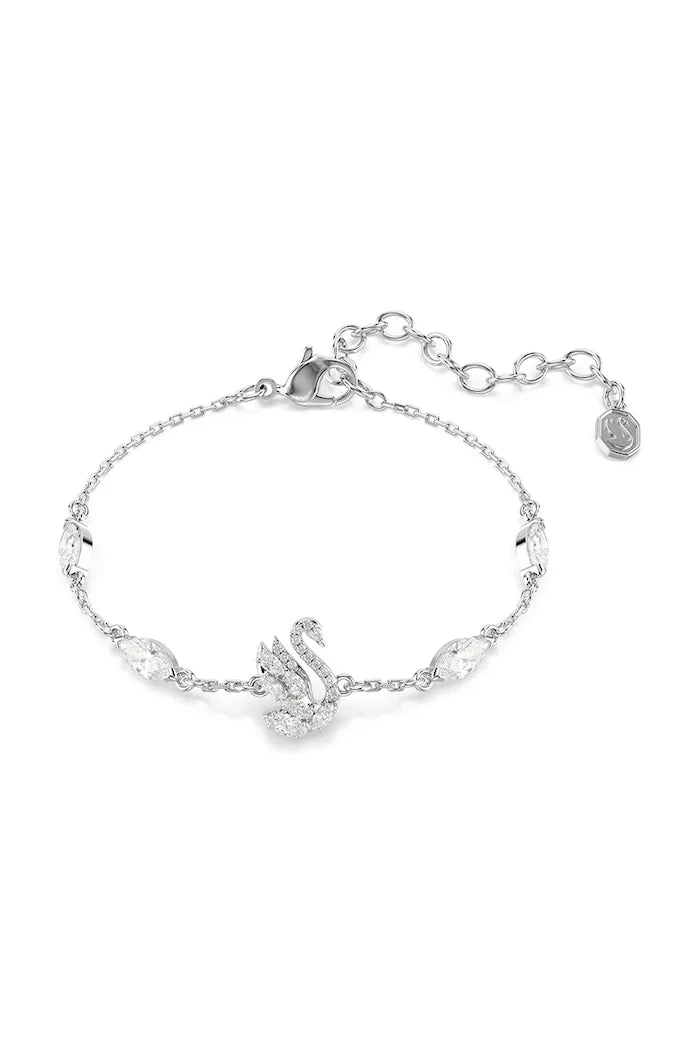 Swarovski metal kadın bilekliği, zirkon taşlı