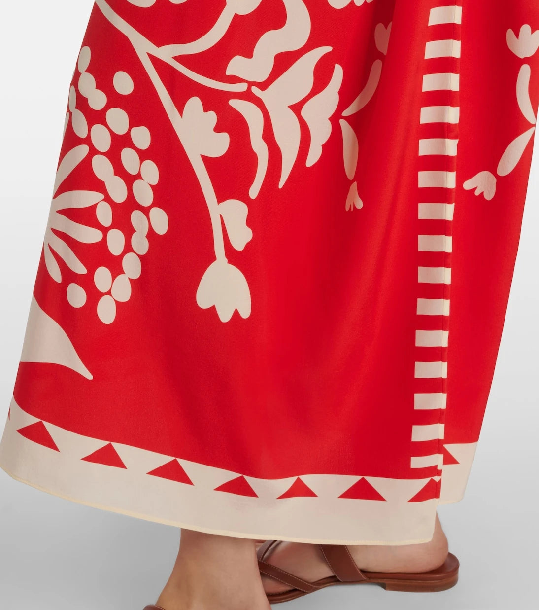 Eres - Holi belted printed silk kaftan