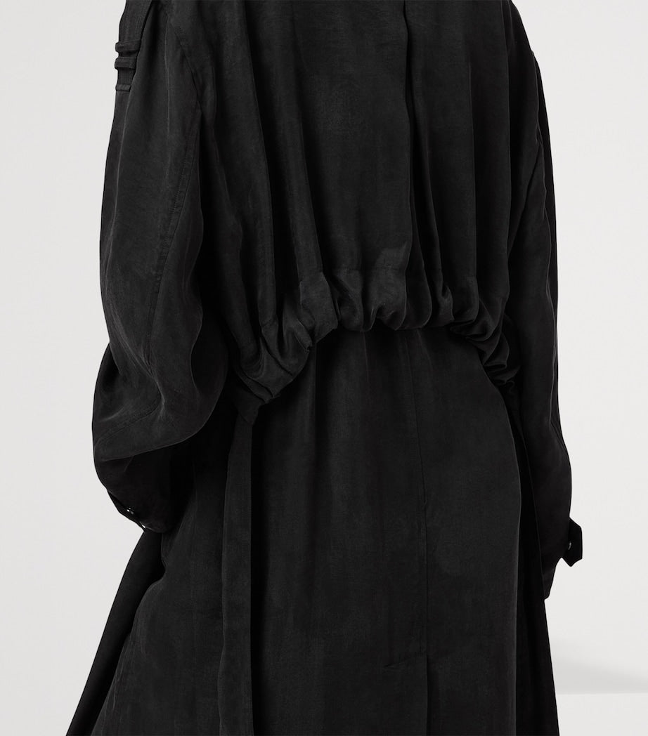 Black Linnie Trench Coat