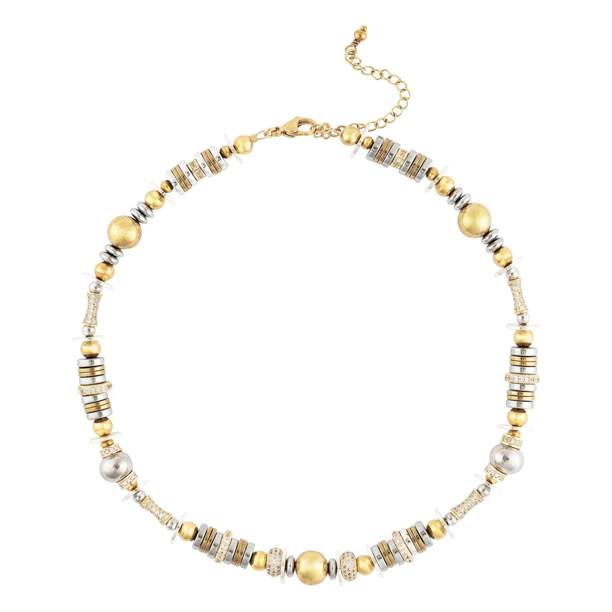 Sigal - Nefertiti necklace | Gold/Silver