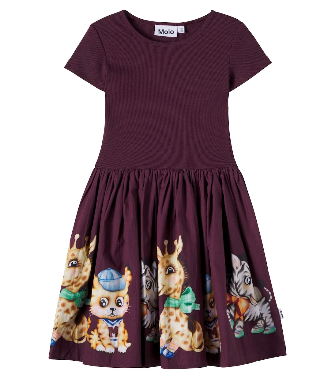 Molo - Cissa cotton jersey and poplin dress